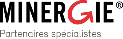 Le logo de Minergie Partenaires spécialistes, dont Enviroacoustique est membre.